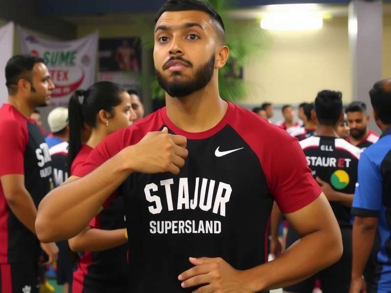 Sangrur Superstars Bringing Communities Together Sangrur Superstars Players at a Village Meetup